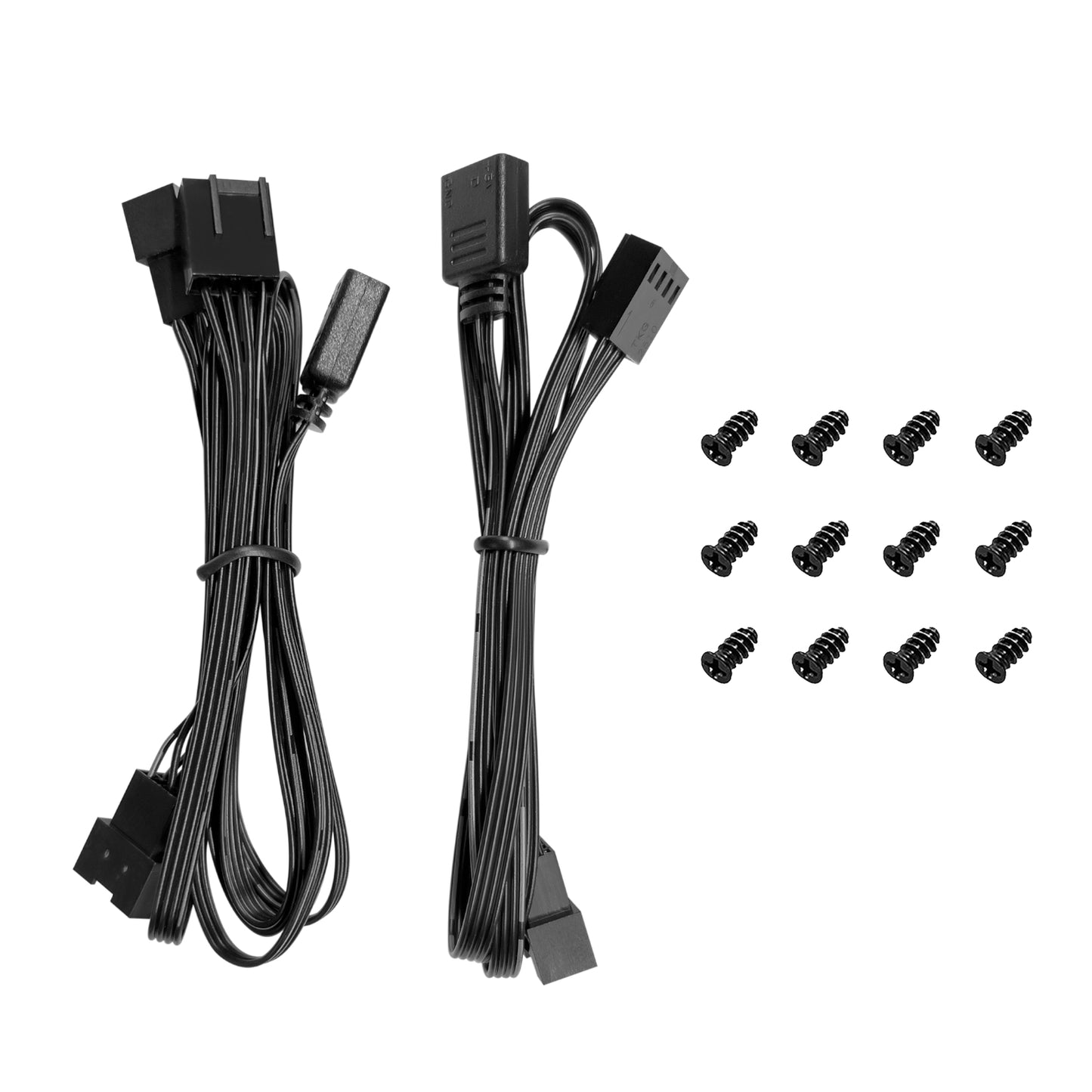 DEEPCOOL FL12R SE 3-in-1 ARGB 120mm PWM 3 Fan Pack - Black - alternate product view 7