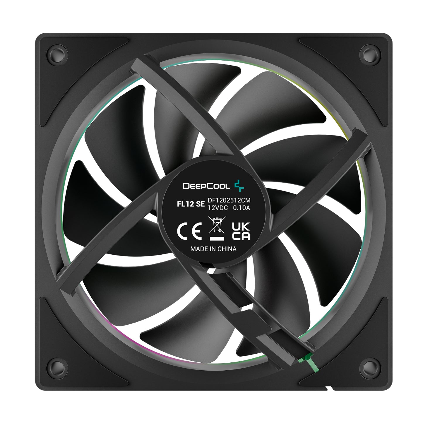 DEEPCOOL FL12 SE 120mm ARGB PWM Fan - Black - alternate product view 4