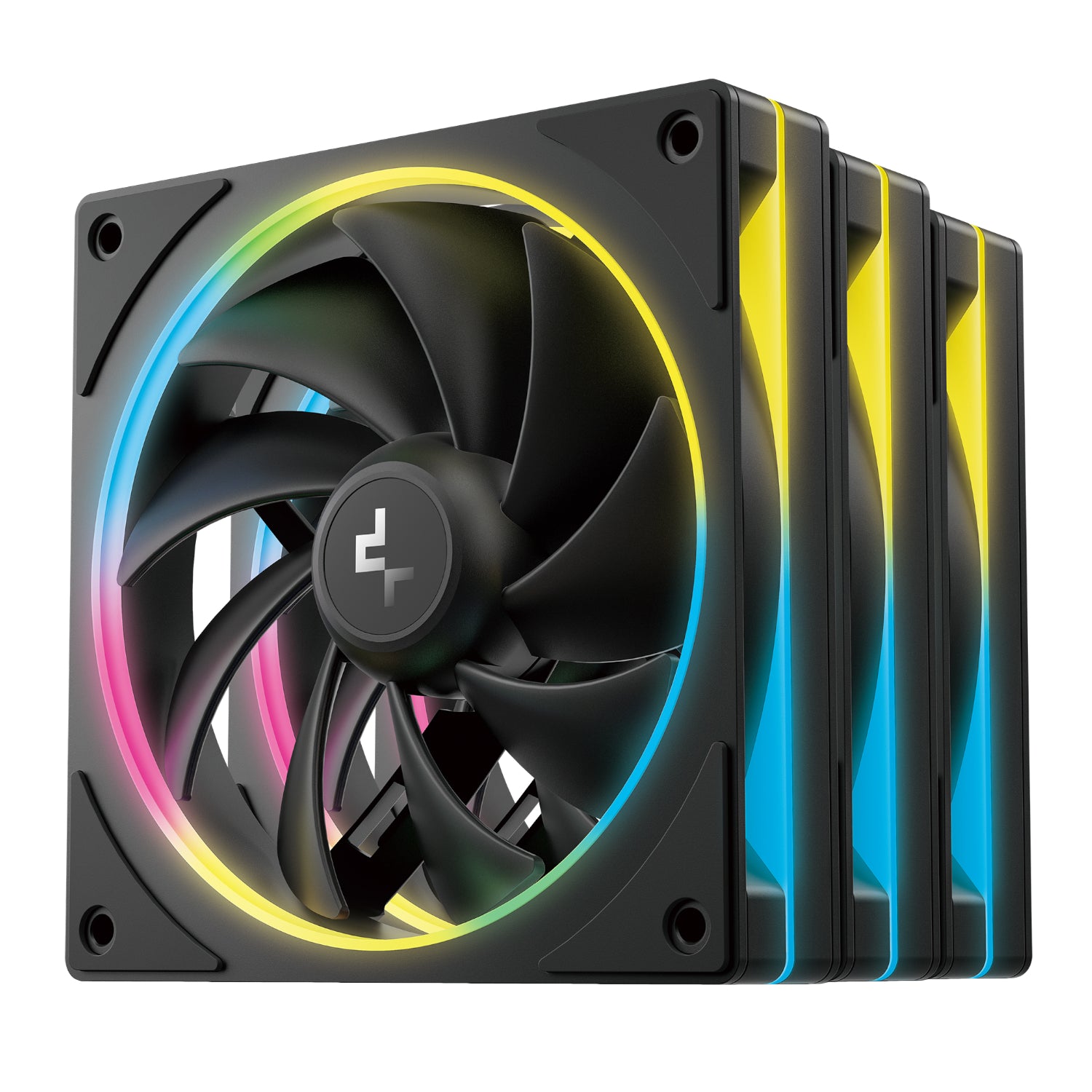 DEEPCOOL FL12 SE 3-in-1 ARGB 120mm Fan Pack - Black - alternate product view 2