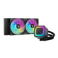 DEEPCOOL LE240 V2 240mm ARGB AIO CPU Liquid Cooler - Black - alternate product view 2