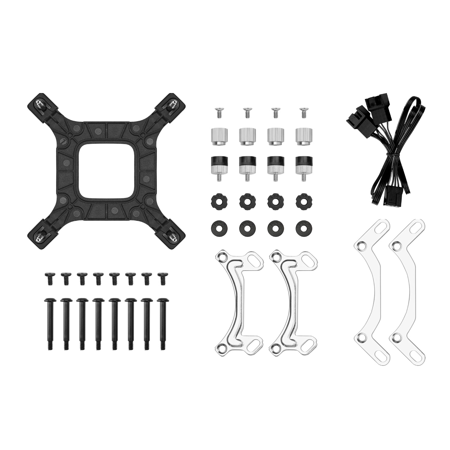 DEEPCOOL LE240 V2 240mm ARGB AIO CPU Liquid Cooler - Black - alternate product view 6