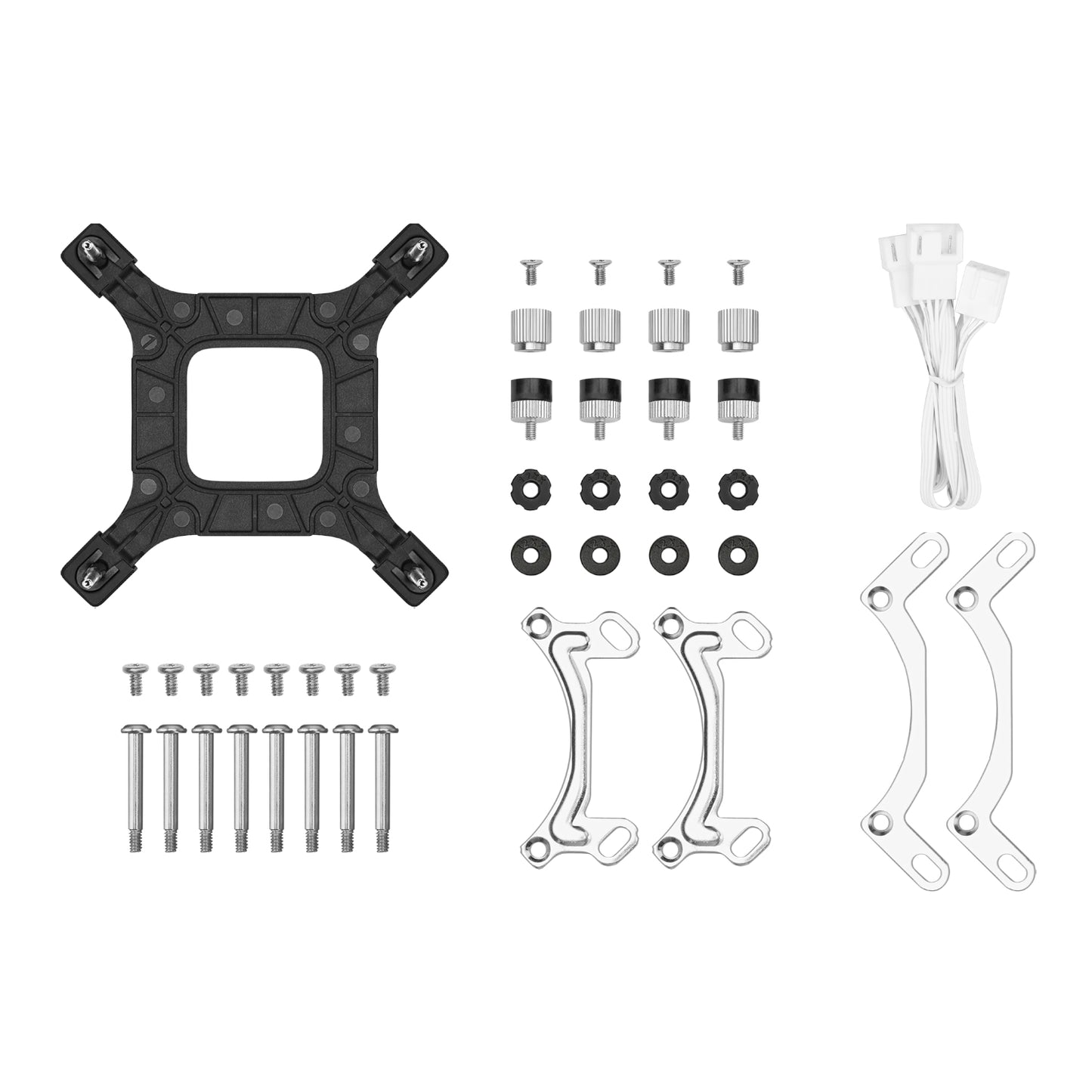 DEEPCOOL LE240 V2 240mm ARGB AIO CPU Liquid Cooler - White - alternate product view 6