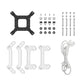 DEEPCOOL LM240 ARGB 240mm AiO CPU Liquid Cooler - White - alternate product view 5