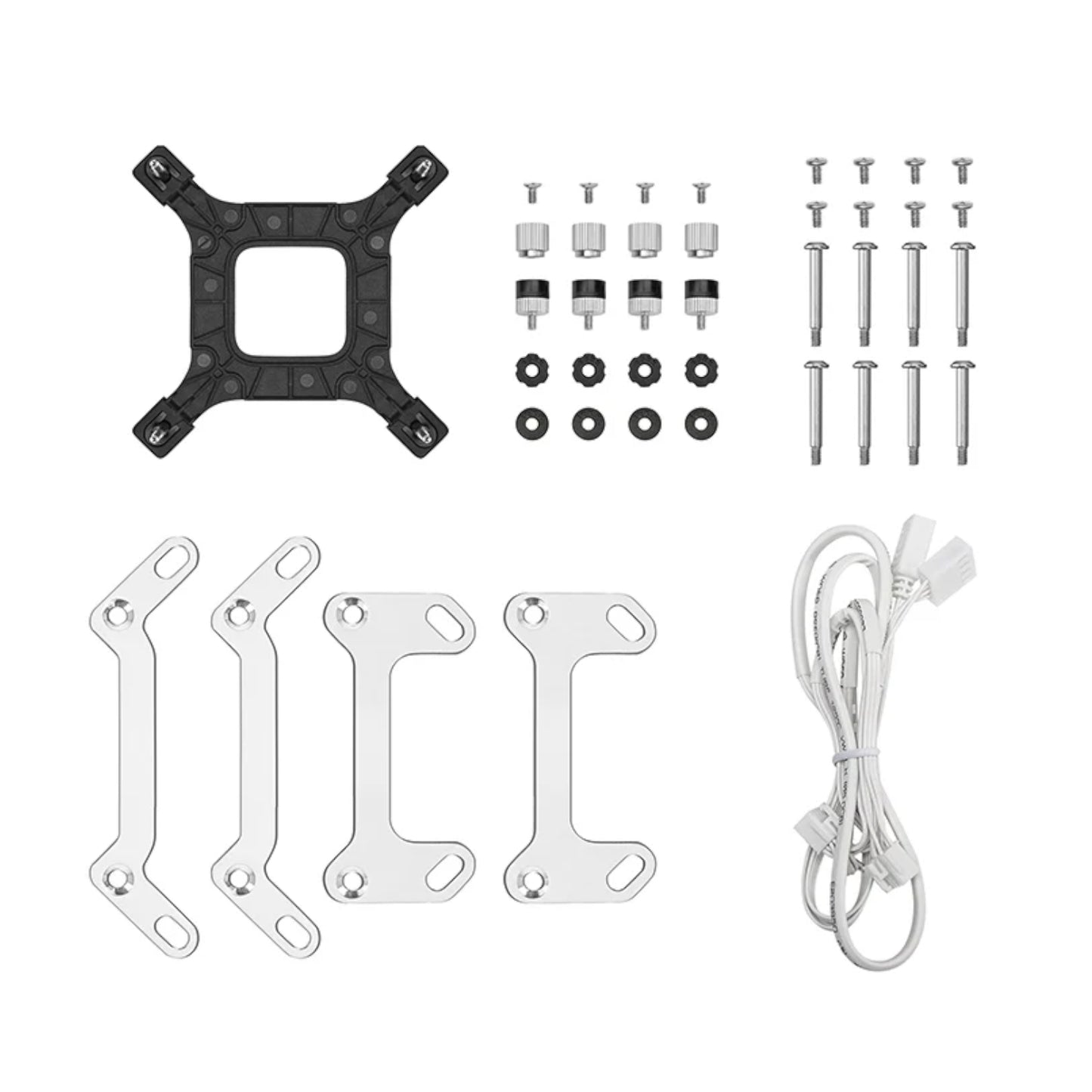 DEEPCOOL LM240 ARGB 240mm AiO CPU Liquid Cooler - White - alternate product view 5