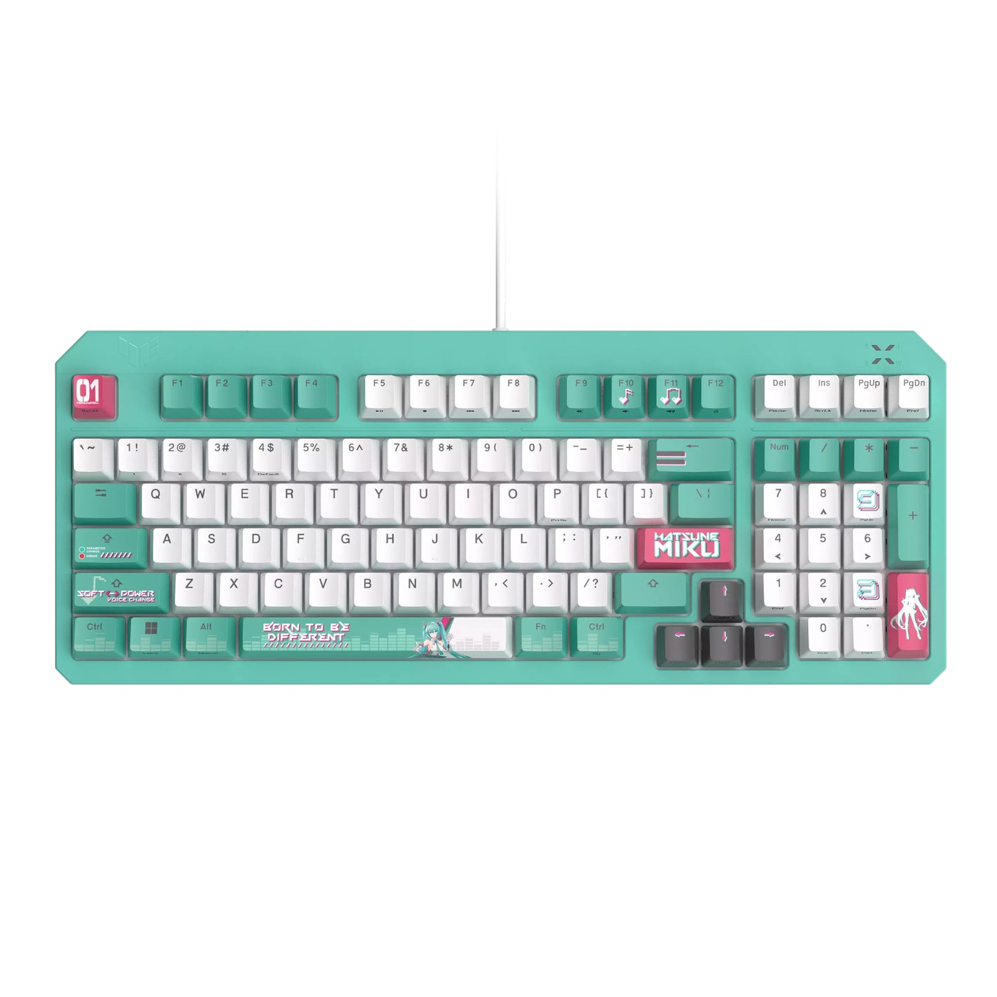 ASUS TUF Gaming K3 Gen II Gaming Keyboard Hatsune Miku Edition