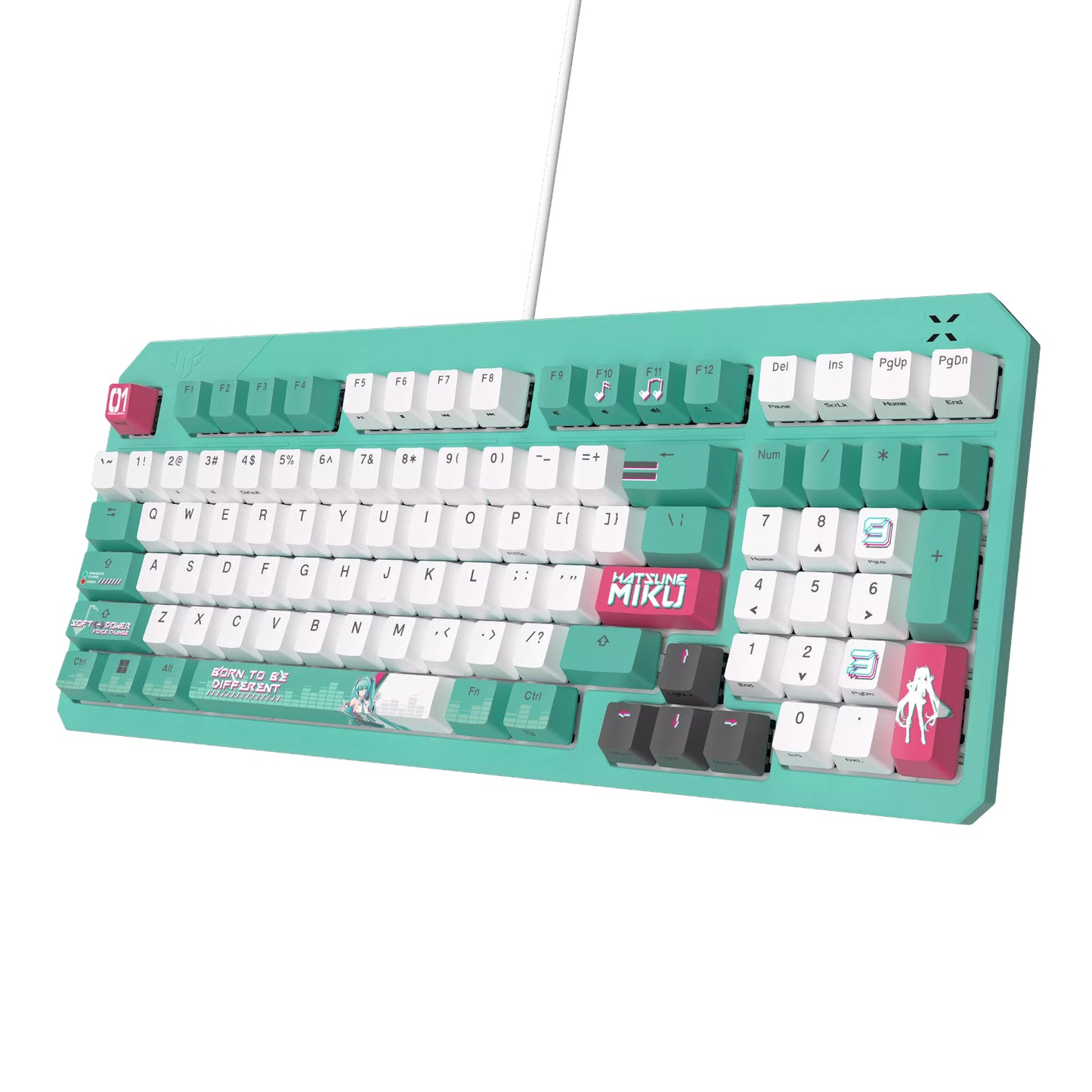 ASUS TUF Gaming K3 Gen II Gaming Keyboard Hatsune Miku Edition - alternate product view 2