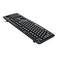Redragon BK-7366 Full-size Ergonomic Wired Membrane Office Keyboard - Black - alternate product view 4