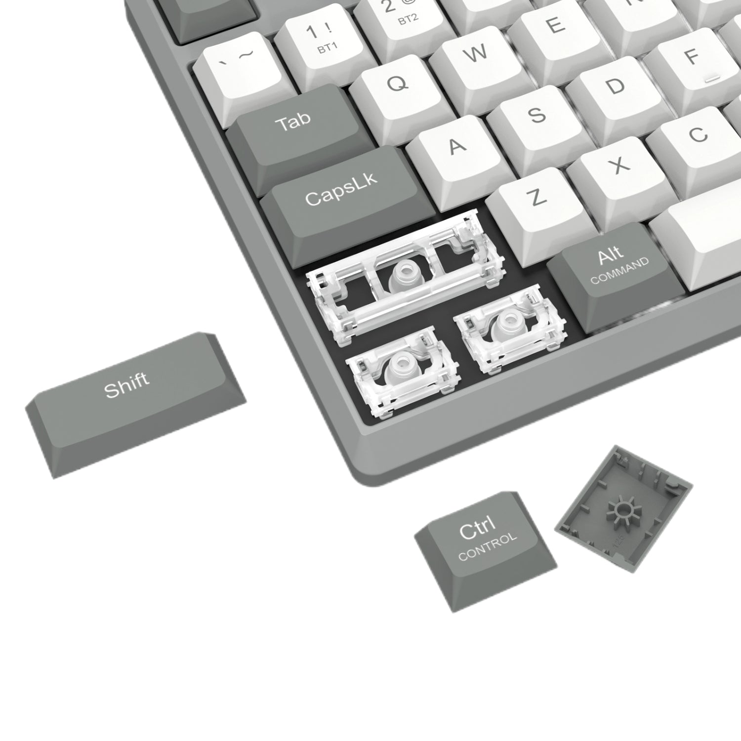 Redragon BK-7485 Wireless Office Keyboard - Grey - alternate product view 8