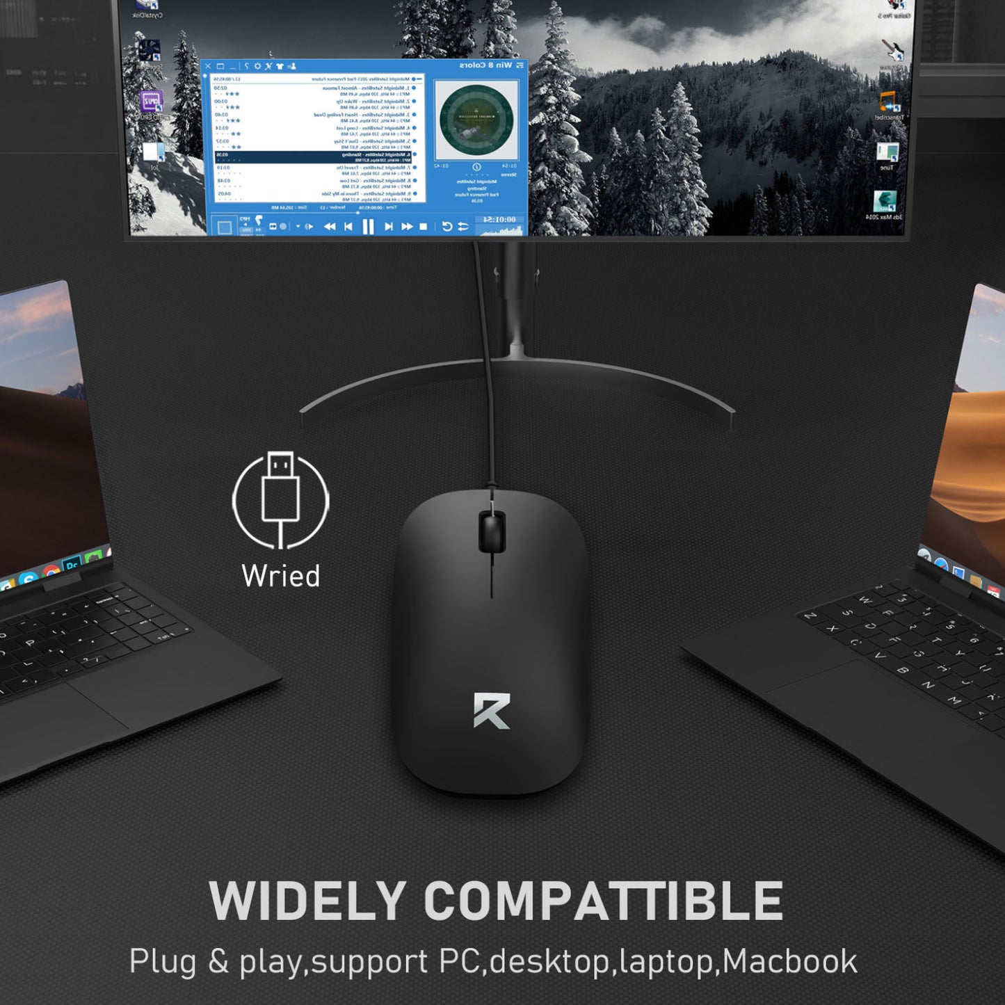 Redragon BM-2892 1200 DPI Wired Optical Mouse – Black - alternate product view 13