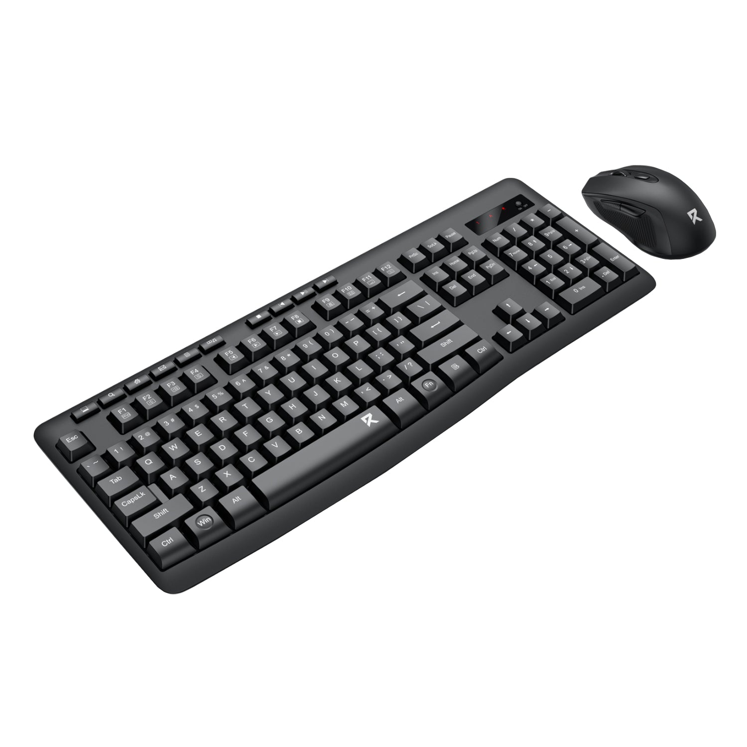 Redragon BS-7367-A Wireless Keyboard and Mouse Combo - Black - alternate product view 2