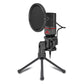 Redragon SEYFERT 3.5mm Aux Gaming Mic and Tripod - Black