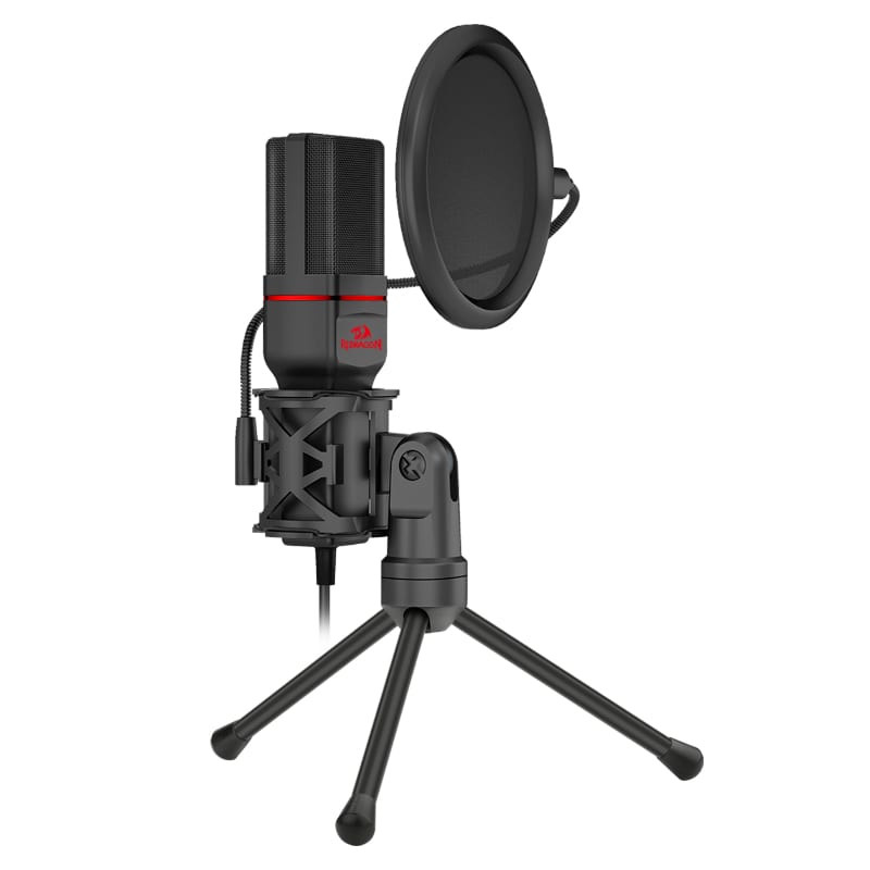 Redragon SEYFERT 3.5mm Aux Gaming Mic and Tripod - Black - alternate product view 3