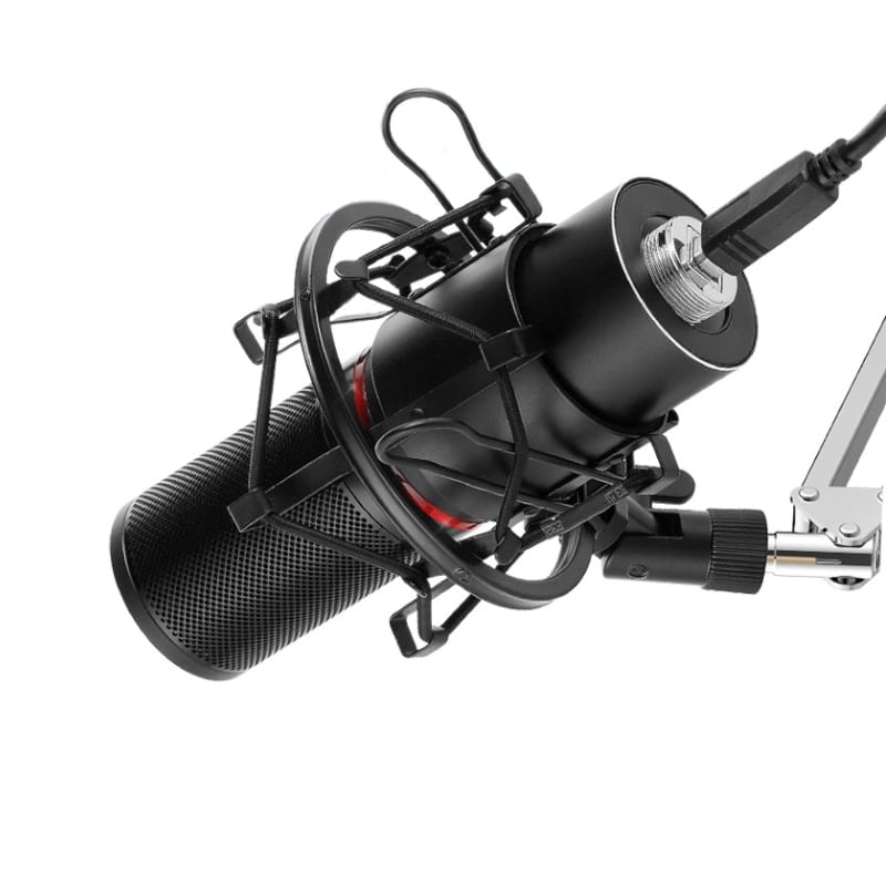 Redragon BLAZAR Cardioid USB Gaming Mic and Tripod - Black - alternate product view 3