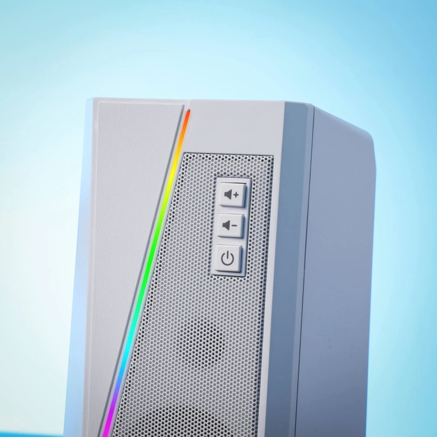 Redragon GS20W ANVIL 3W 2.0 RGB Stereo Desktop PC Speakers - White - alternate product view 6