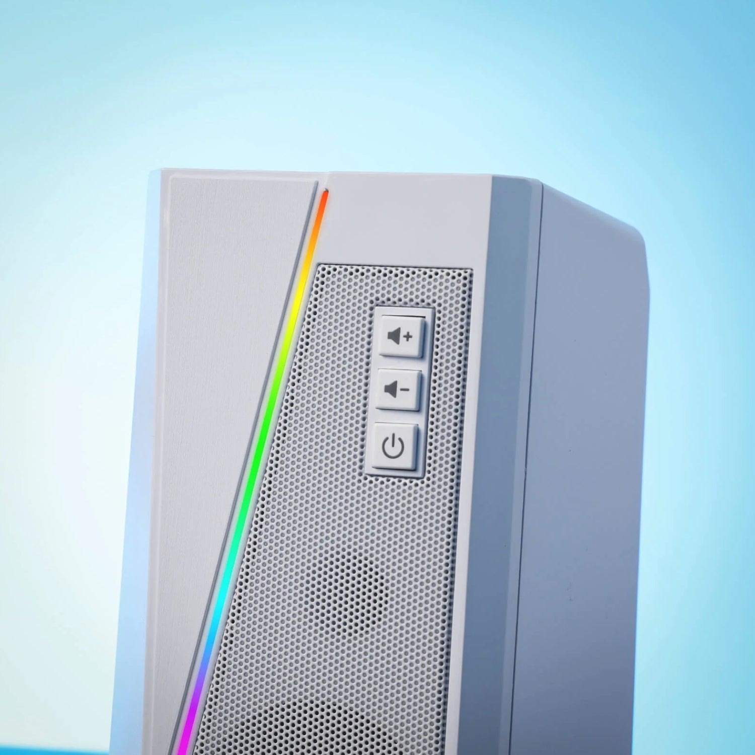Redragon GS20W ANVIL 3W 2.0 RGB Stereo Desktop PC Speakers - White - alternate product view 6