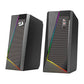 Redragon 2.0 Satellite Speaker ANVIL 2 x 3W RGB USB / Aux Gaming Speaker - Black