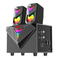 Redragon 2.1 Satellite Speaker TOCCATA RGB 11W Gaming Speaker - Black - alternate product view 3
