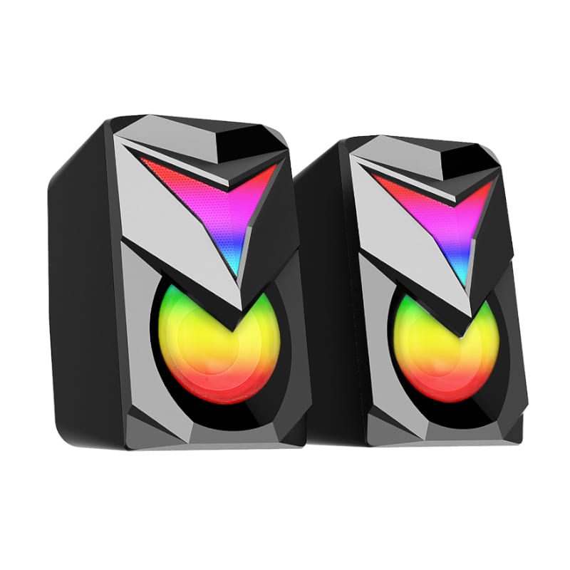 Redragon 2.1 Satellite Speaker TOCCATA RGB 11W Gaming Speaker - Black - alternate product view 4