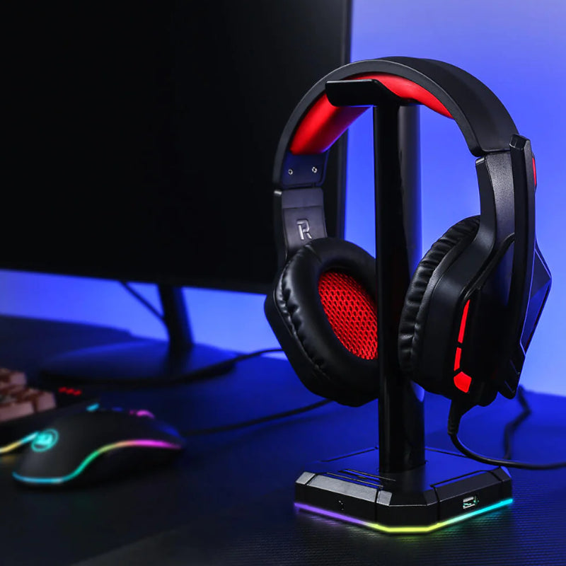 Redragon Over-Ear THEMIS Aux Gaming Headset - Black - alternate product view 5