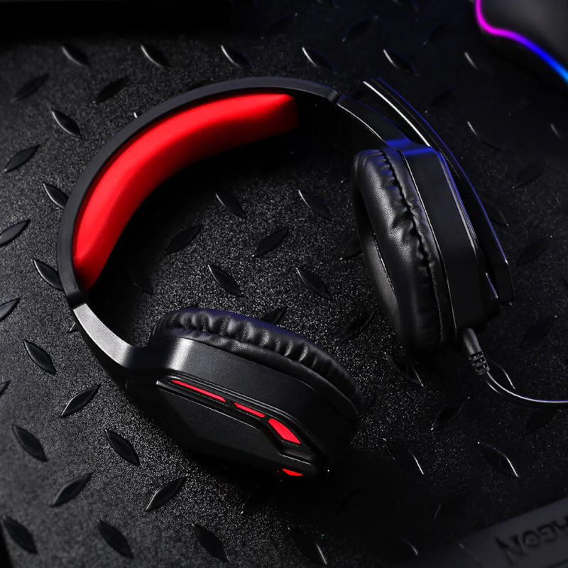 Redragon Over-Ear THEMIS Aux Gaming Headset - Black - alternate product view 7