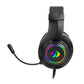 Redragon Over-Ear HYLAS Aux (Mic and Headset) / USB (Power Only) RGB Gaming Headset - Black - alternate product view 4