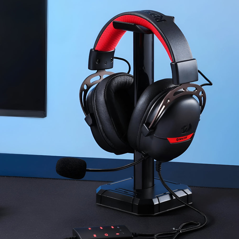 Redragon Over-Ear AURORA Gaming Headset - Black - alternate product view 2