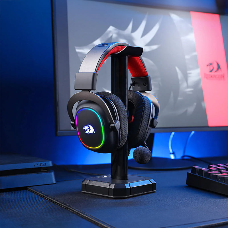 Redragon Over-Ear ZEUS-X USB RGB Gaming Headset - Black - alternate product view 7