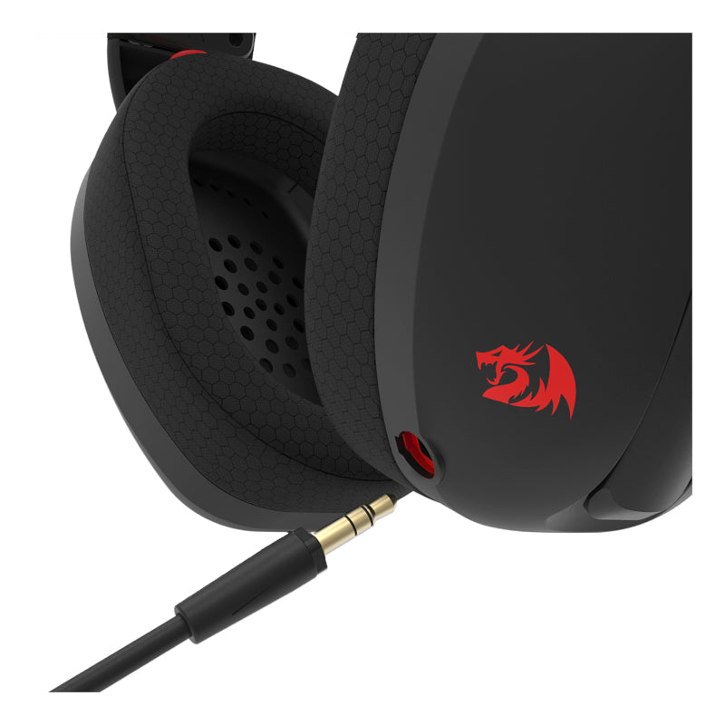 Redragon Over-Ear IRE BT5.2 Wireless Gaming Headset - Black - alternate product view 4