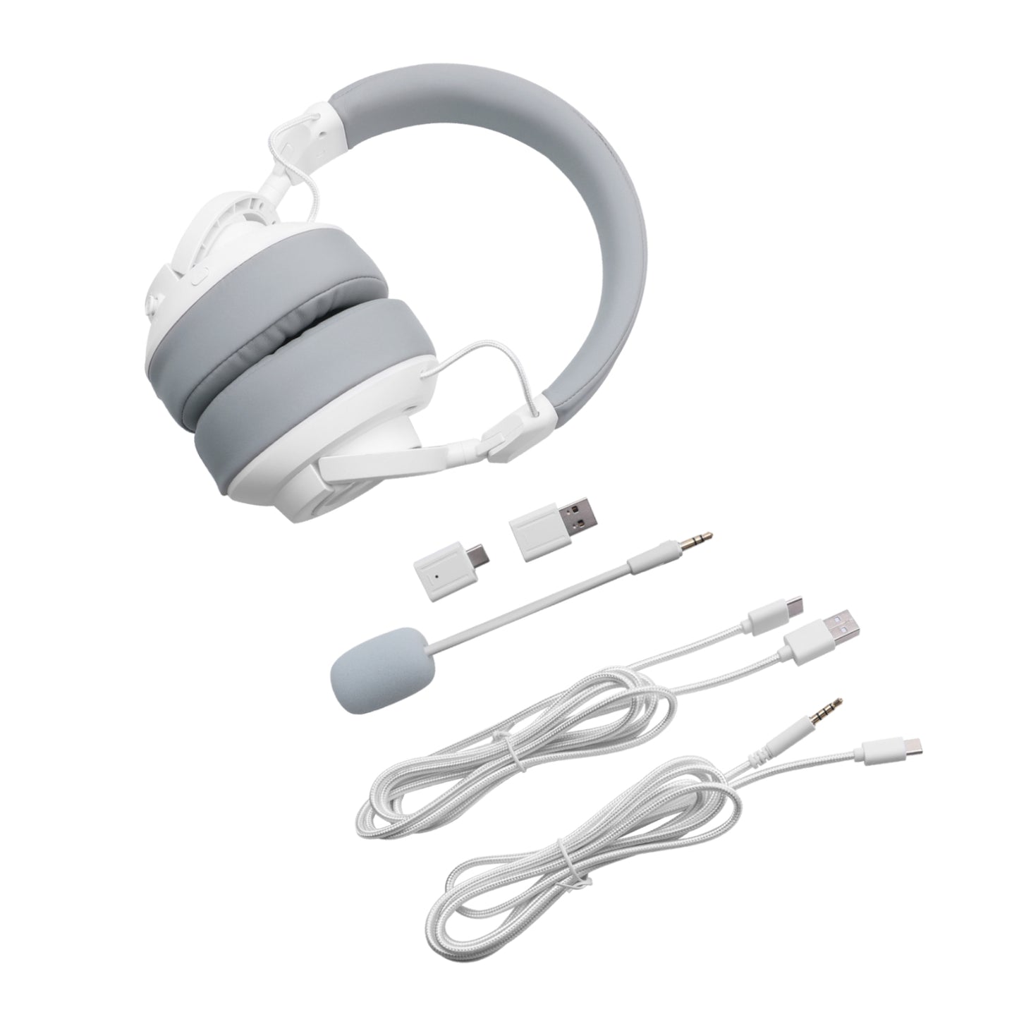 Redragon H889W SPECTRA PRO Over-Ear Wireless Headphones - White - alternate product view 7
