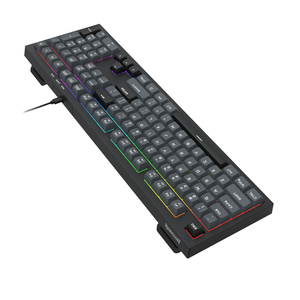 Redragon CRUX Membrane Gaming Keyboard - Black - alternate product view 4