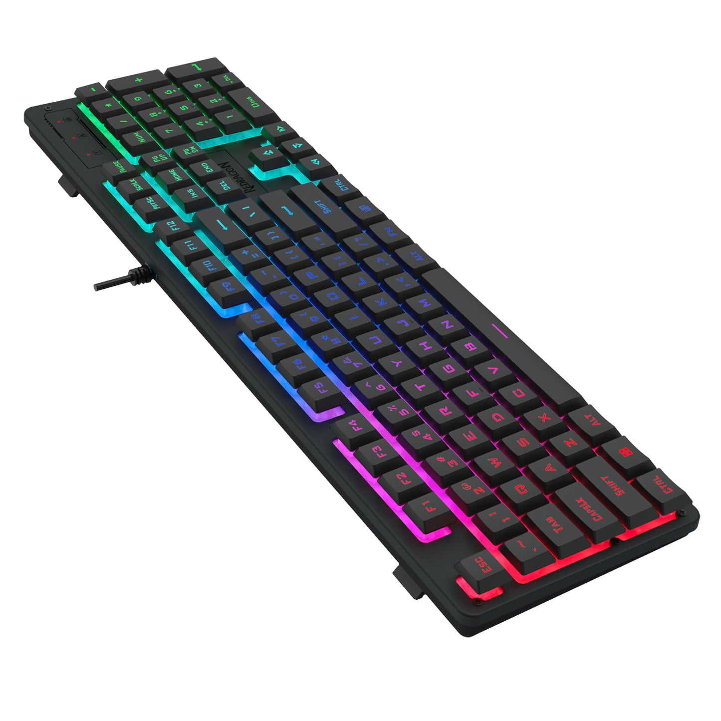 Redragon K521 RGB NETHERBANE 104-Key Membrane Gaming Keyboard - alternate product view 3