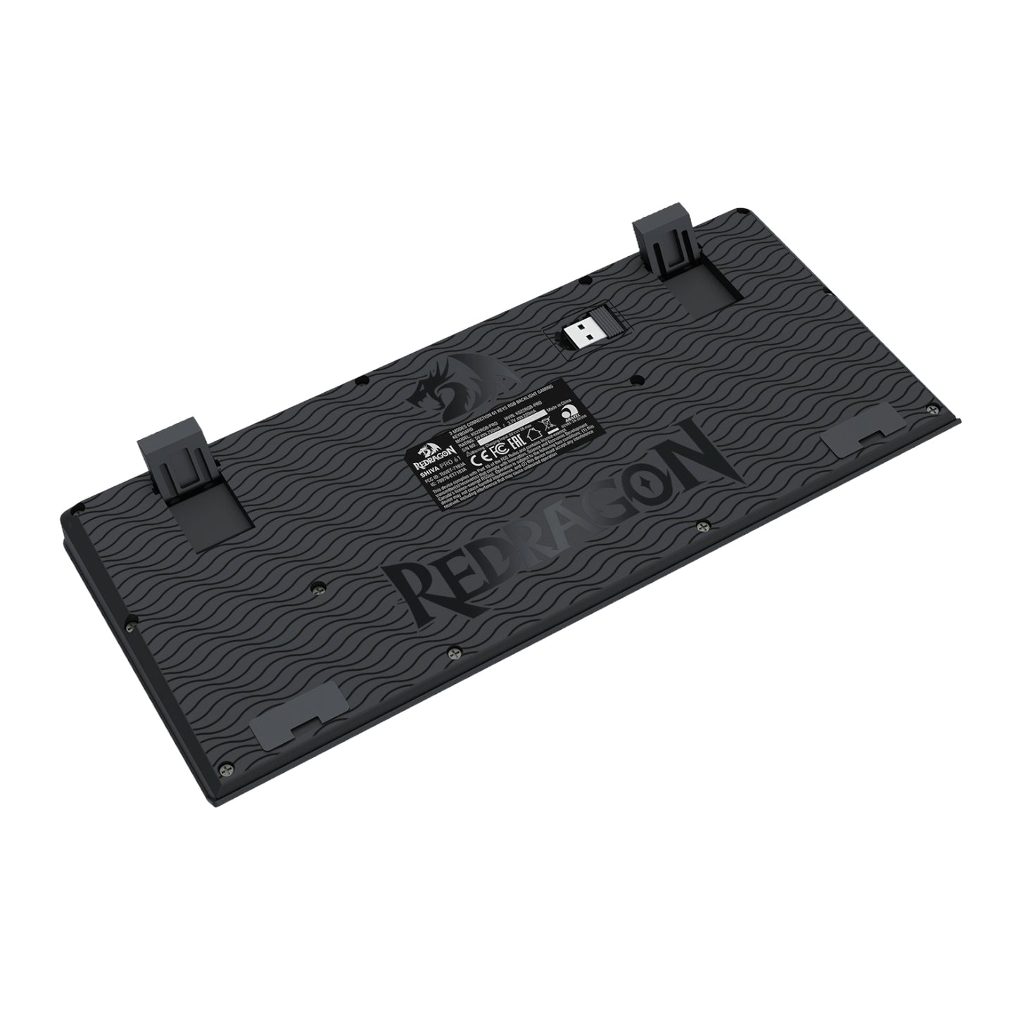 Redragon SHIVA K522 PRO RGB Wireless Gaming Keyboard- Black - alternate product view 7