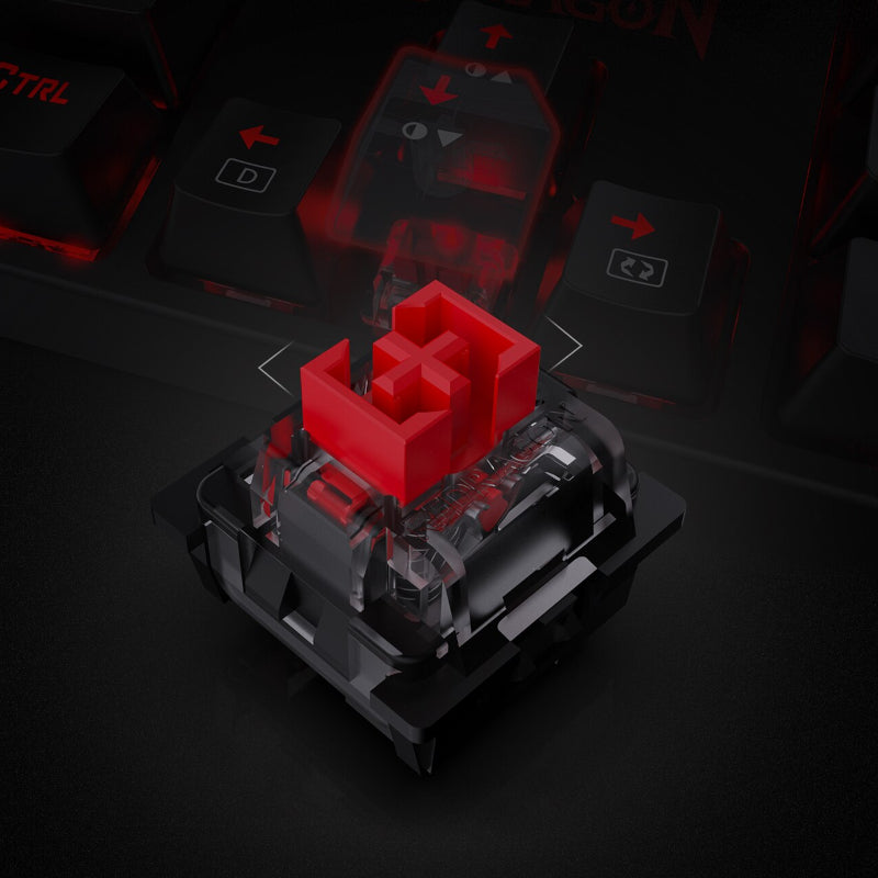 Redragon SURARA MECHANICAL RGB Gaming Keyboard - Black - alternate product view 3