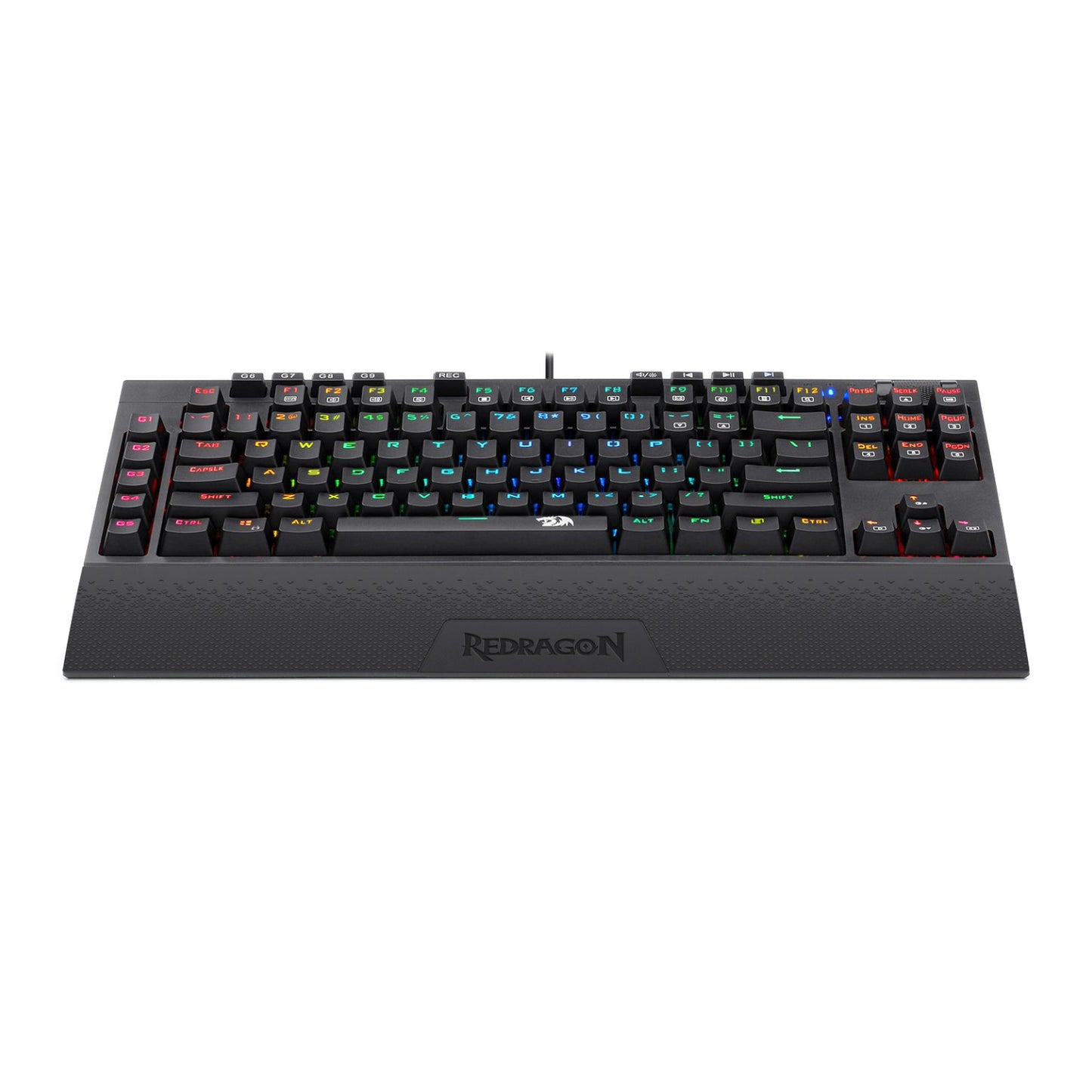 Redragon K588 RGB Pro BROADSWORD TKL Mechanical Wired Gaming Keyboard - Black - alternate product view 4