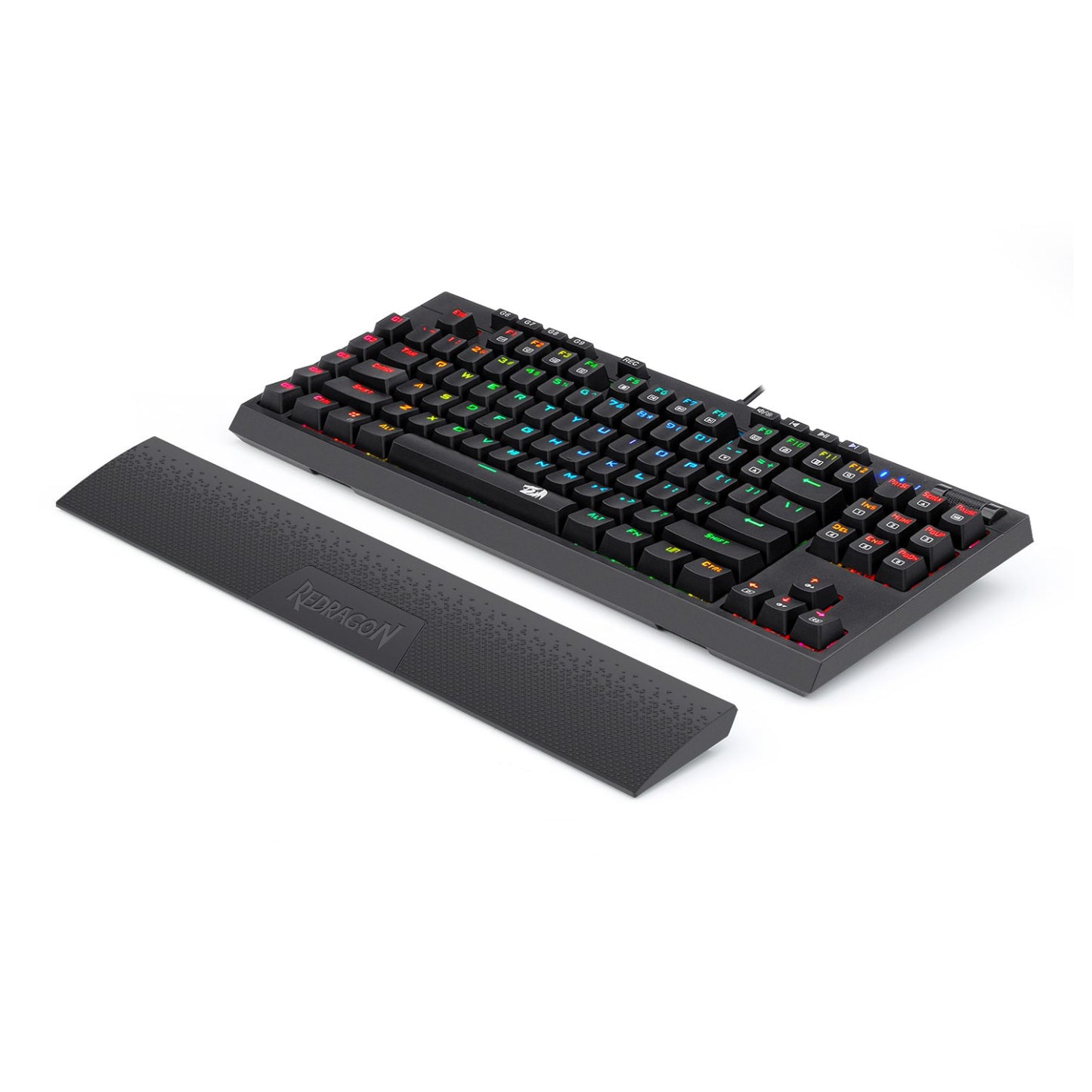 Redragon K588 RGB Pro BROADSWORD TKL Mechanical Wired Gaming Keyboard - Black - alternate product view 5