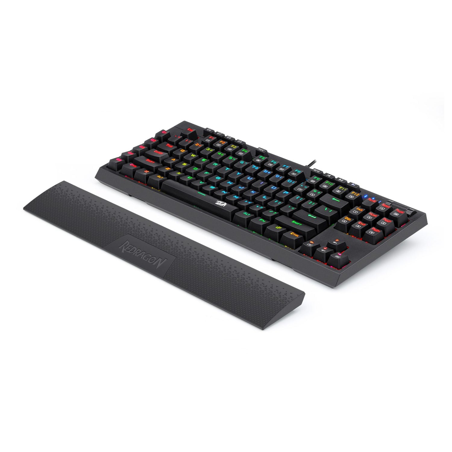 Redragon K588 RGB Pro BROADSWORD TKL Mechanical Wired Gaming Keyboard - Black - alternate product view 5