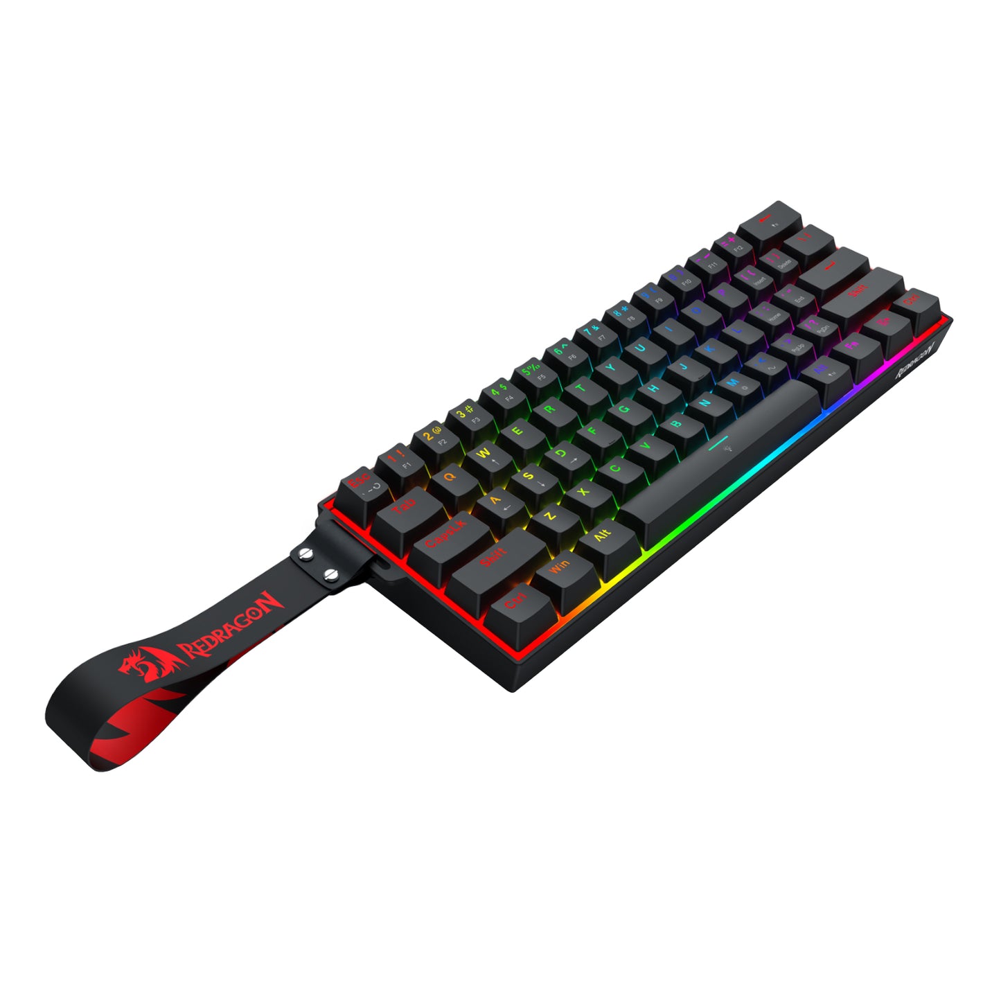 Redragon FIZZ Magnetic Plus 60% RGB Gaming Keyboard - Black - alternate product view 3