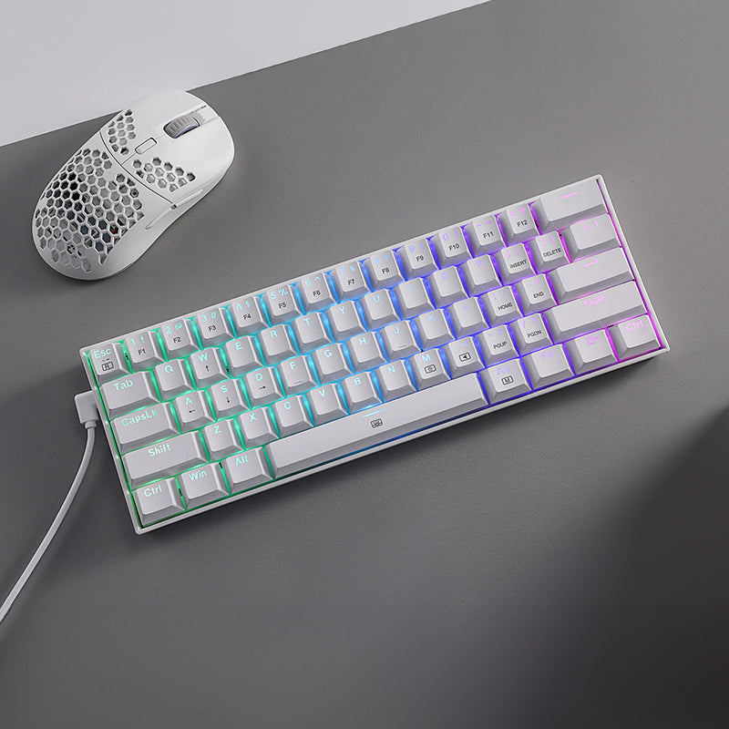 Redragon DRAGONBORN Wired Mechanical Keyboard RGB 67Key Design - White - alternate product view 6