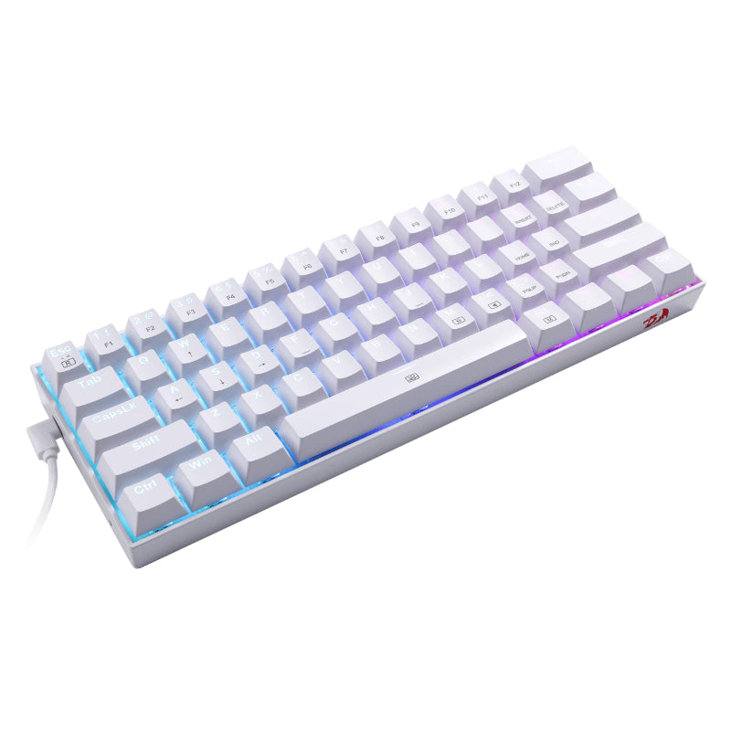 Redragon DRAGONBORN Wired Mechanical Keyboard RGB 67Key Design - White - alternate product view 2