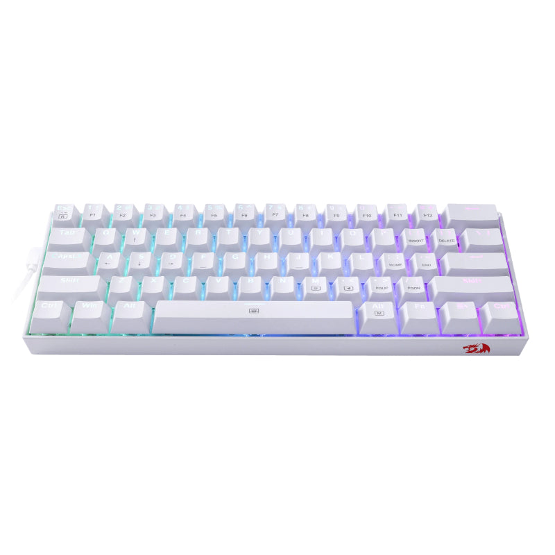 Redragon DRAGONBORN Wired Mechanical Keyboard RGB 67Key Design - White - alternate product view 3
