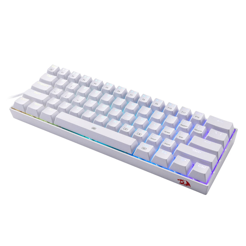 Redragon DRAGONBORN Wired Mechanical Keyboard RGB 67Key Design - White - alternate product view 4