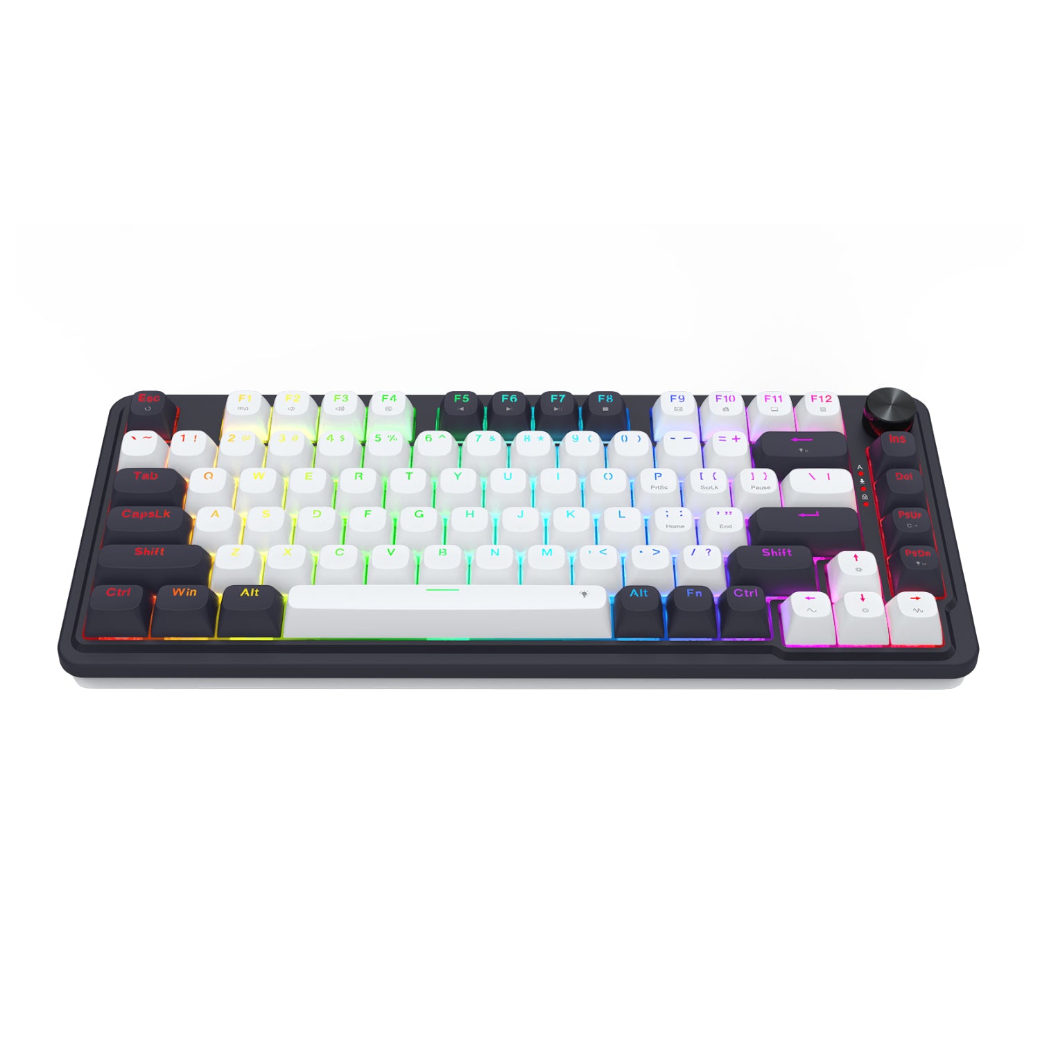 Redragon K673 UCAL 75% Magnetic Ultramag Switch Wired Keyboard - Black - alternate product view 3