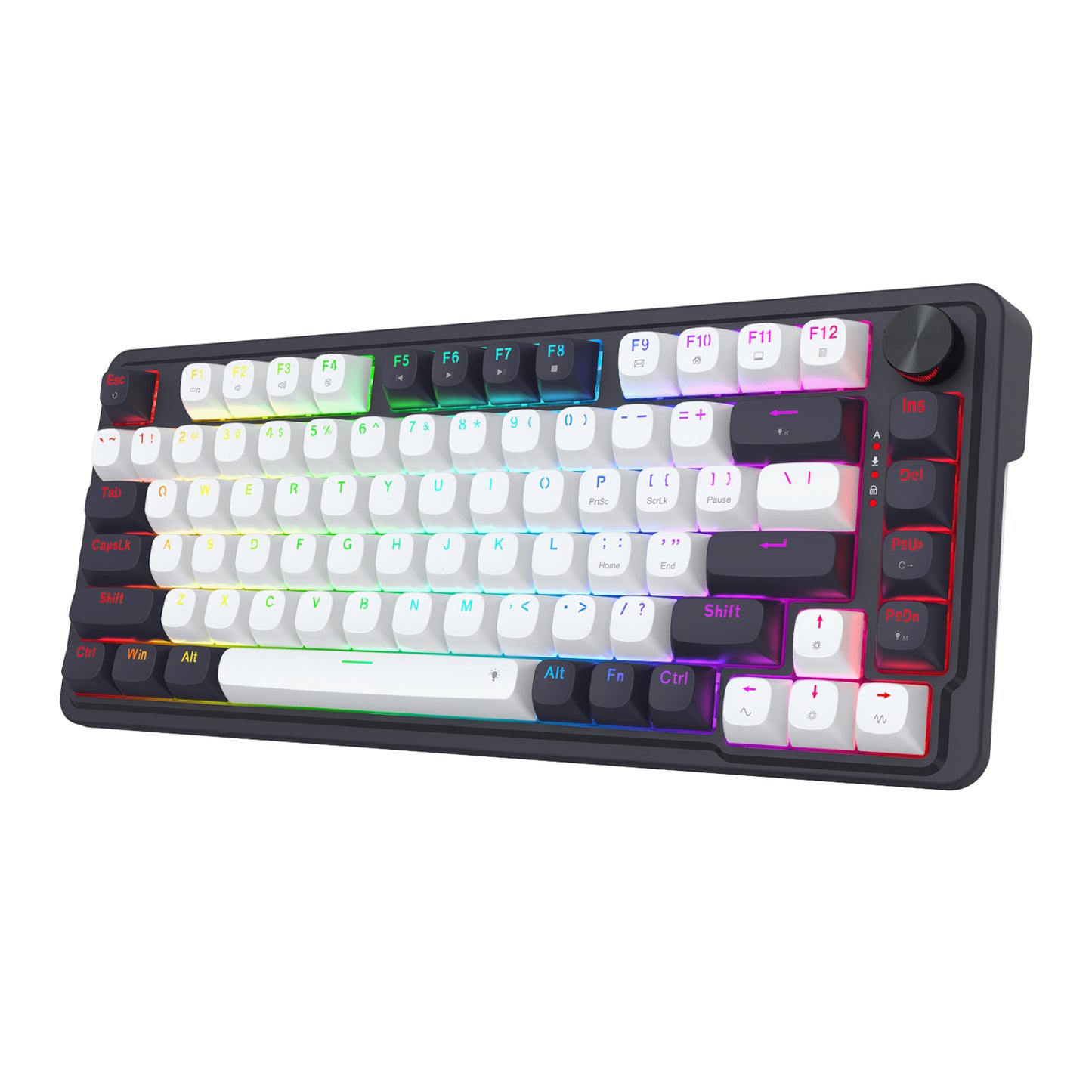 Redragon K673 UCAL 75% Magnetic Ultramag Switch Wired Keyboard - Black - alternate product view 4