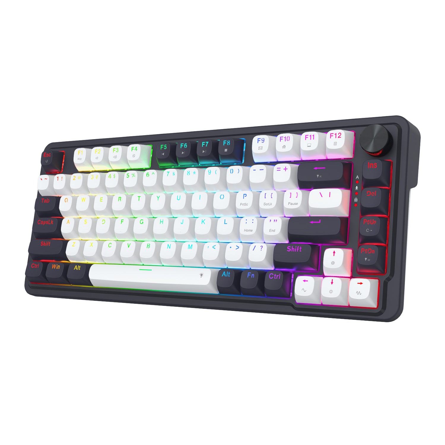 Redragon K673 UCAL 75% Magnetic Ultramag Switch Wired Keyboard - Black - alternate product view 4