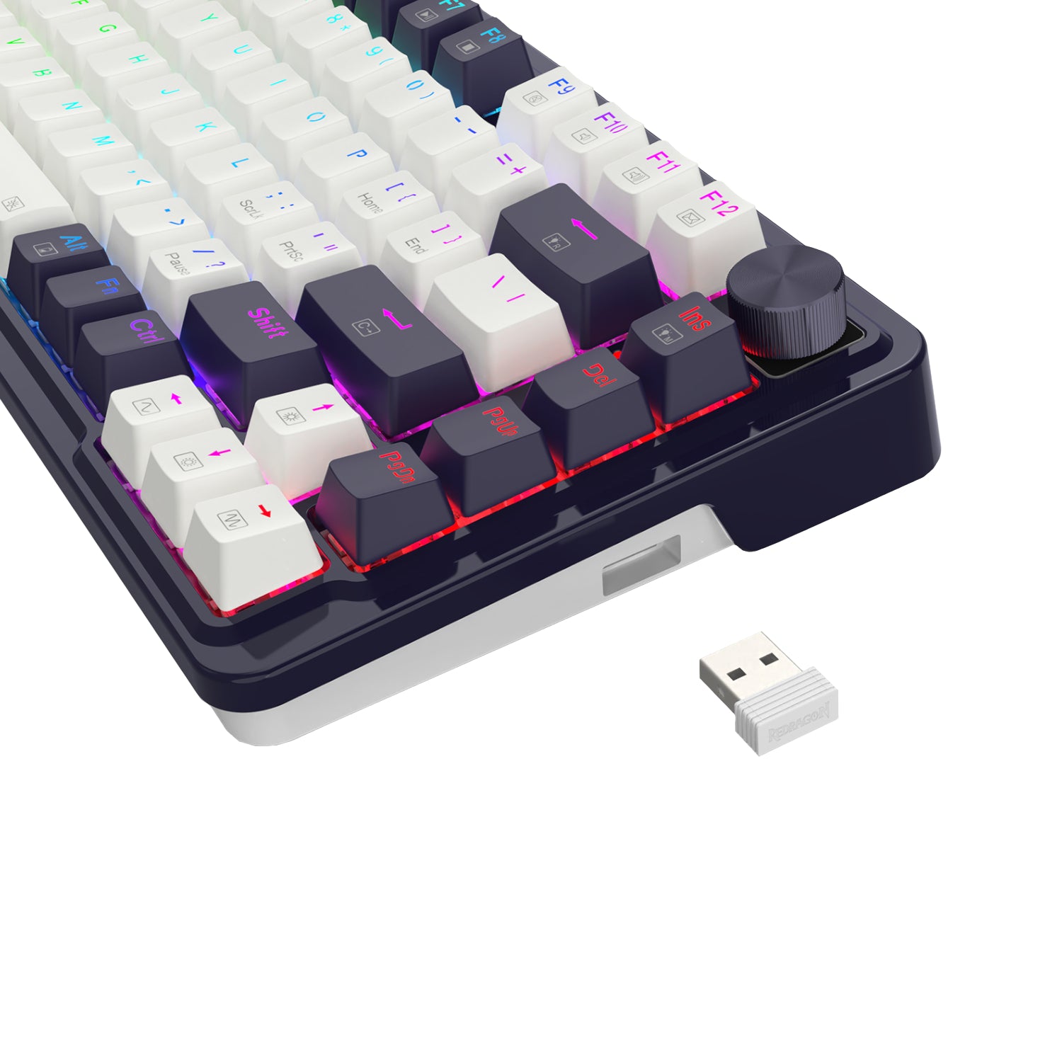 Redragon UCAL K673 PRO Mechanical Wireless Gaming Keyboard - Black - alternate product view 8