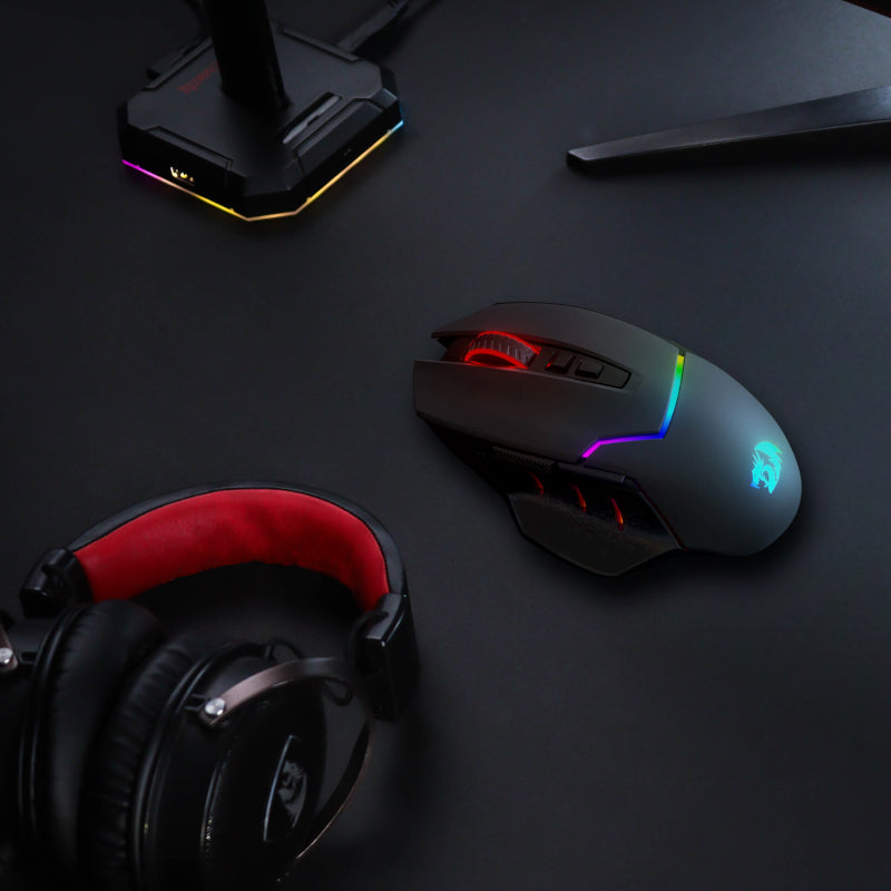 Redragon Mirage Pro 8000DPI RGB Wireless Gaming Mouse - Black - alternate product view 6