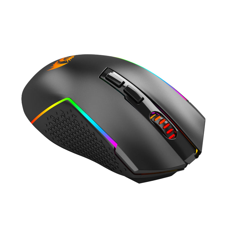 Redragon Trident Pro 8000DPI RGB Gaming Mouse - Black - alternate product view 3