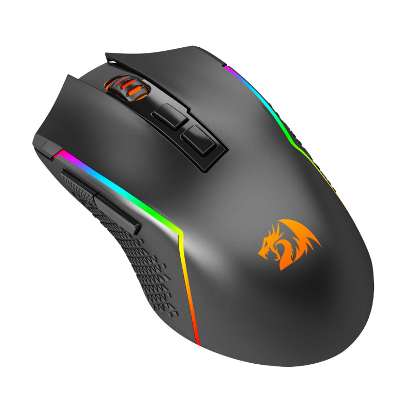 Redragon Trident Pro 8000DPI RGB Gaming Mouse - Black - alternate product view 4