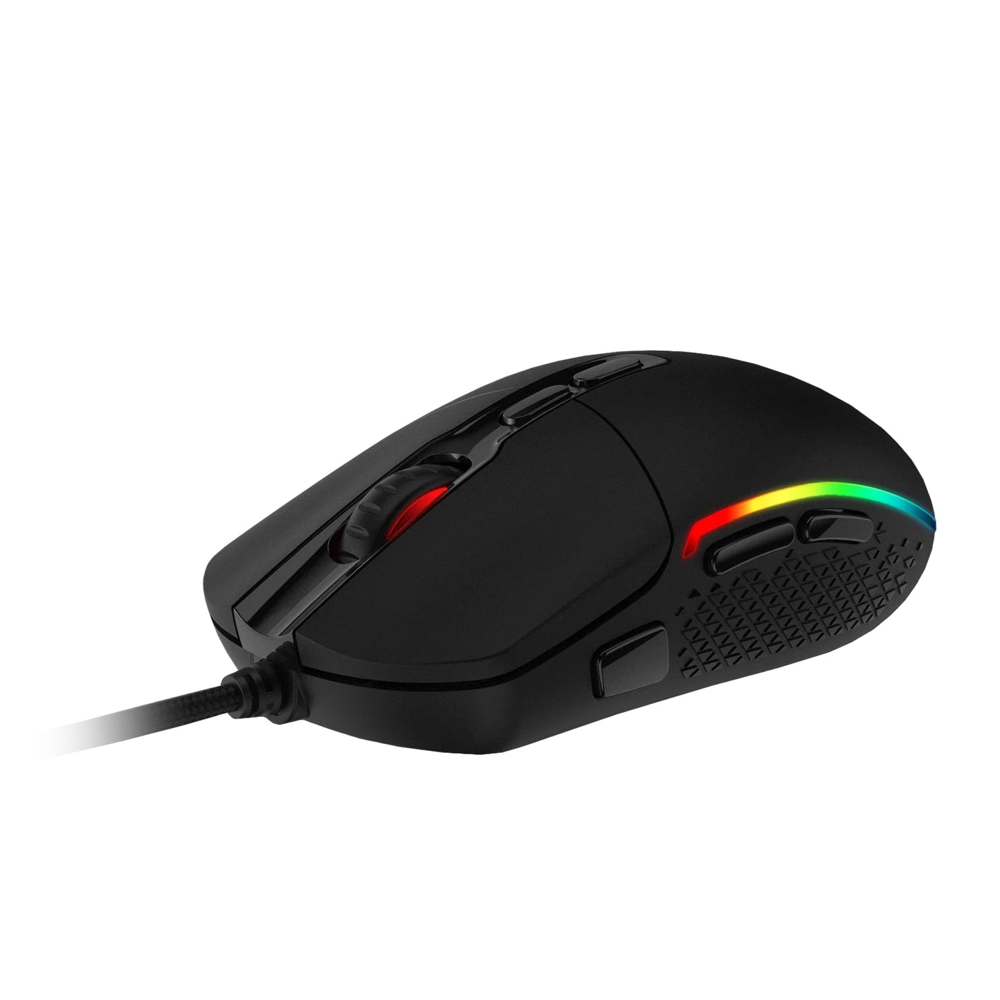 Redragon M719 INVADER RGB 10000 DPI Wired Optical Gaming Mouse - Black - alternate product view 3