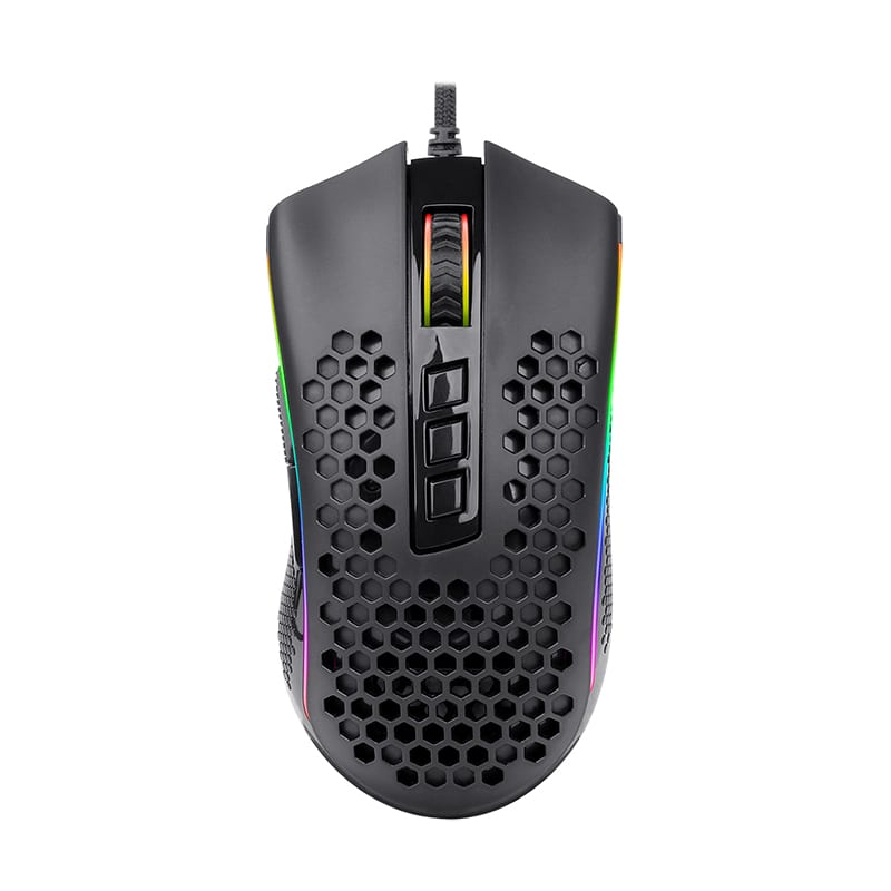 Redragon STORM 12400DPI 7 Buttons / Ergonomic Design / P3327 Optical Sensor / Lightweight Body / RGB Backlit gaming Mouse - B